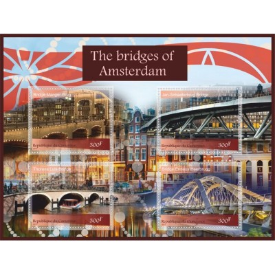 Архитектура Мосты Амстердама